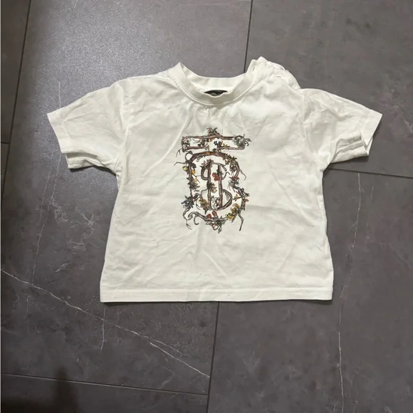 Burberry Kids Dutch Montage Print Tee